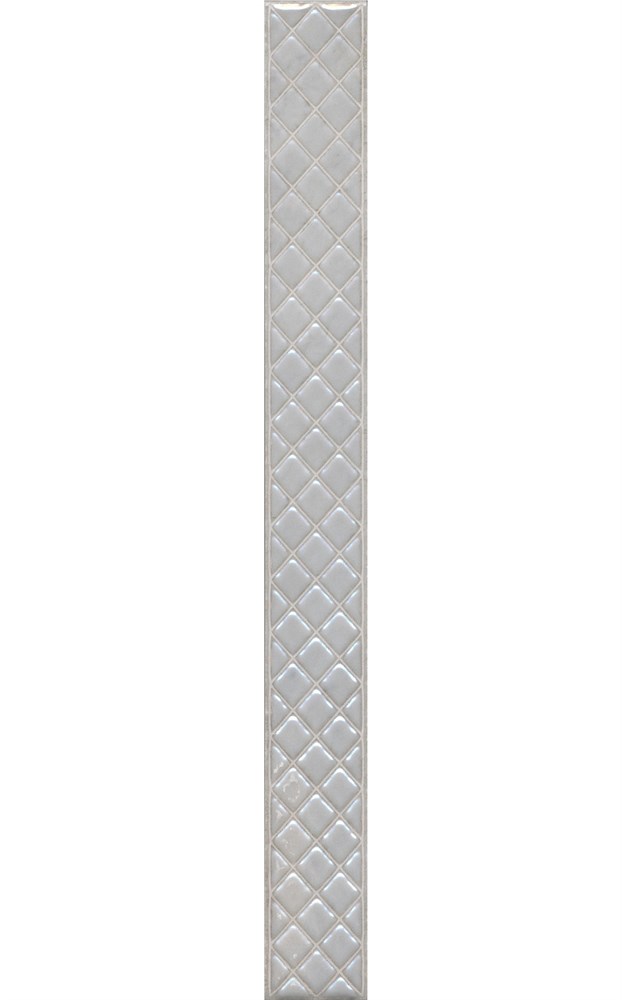 KERAMA MARAZZI AZ\A054\6424 Бордюр Мотиво серый светлый глянцевый 40x4,2x8