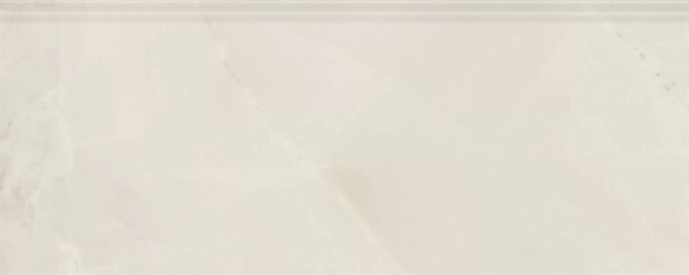 Плинтус Махкама бежевый светлый глянцевый обрезной 30x12x1,3