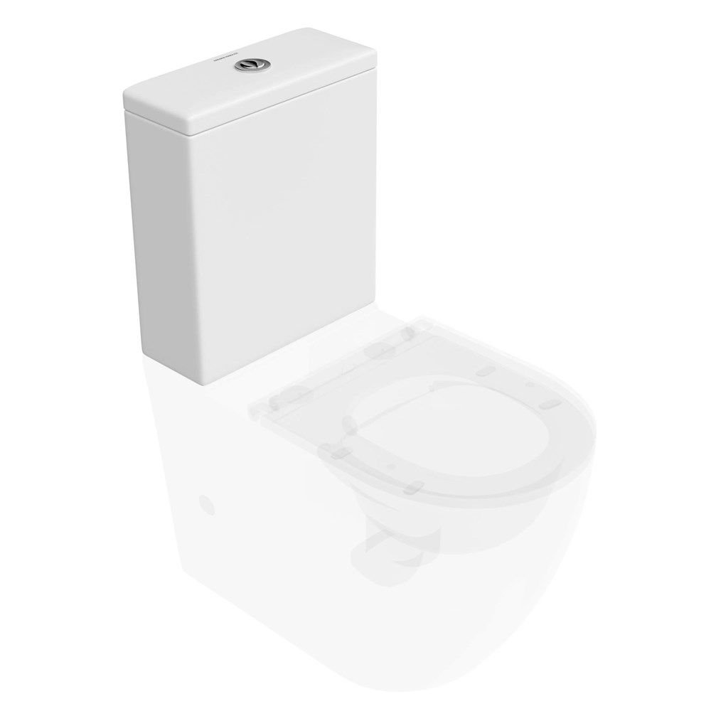 KERAMA MARAZZI SF.cis.01 Бачок для напольного унитаза SFERA c арматурой, белый глянцевый