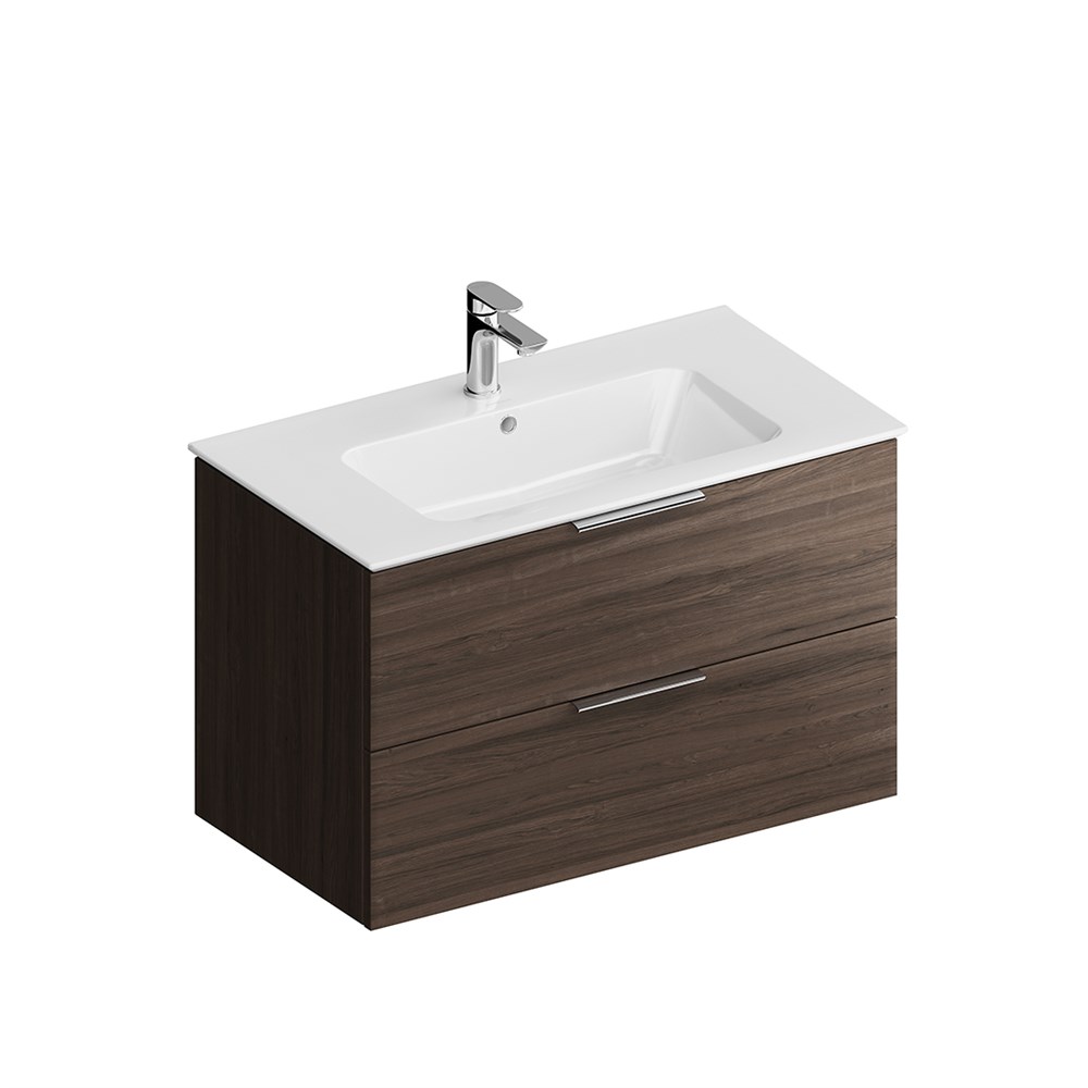 Тумба PIANO Forte подвесная с ящиками 85, дымчатый вяз