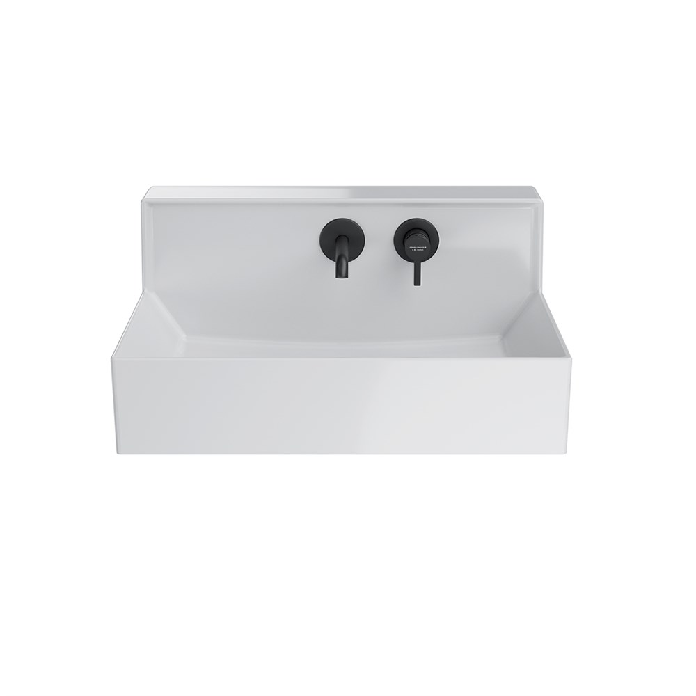 KERAMA MARAZZI LO.M.wb.65 Раковина LOGICA M мебельная\подвесная cо встроенным смесителем 65, белая глянцевая