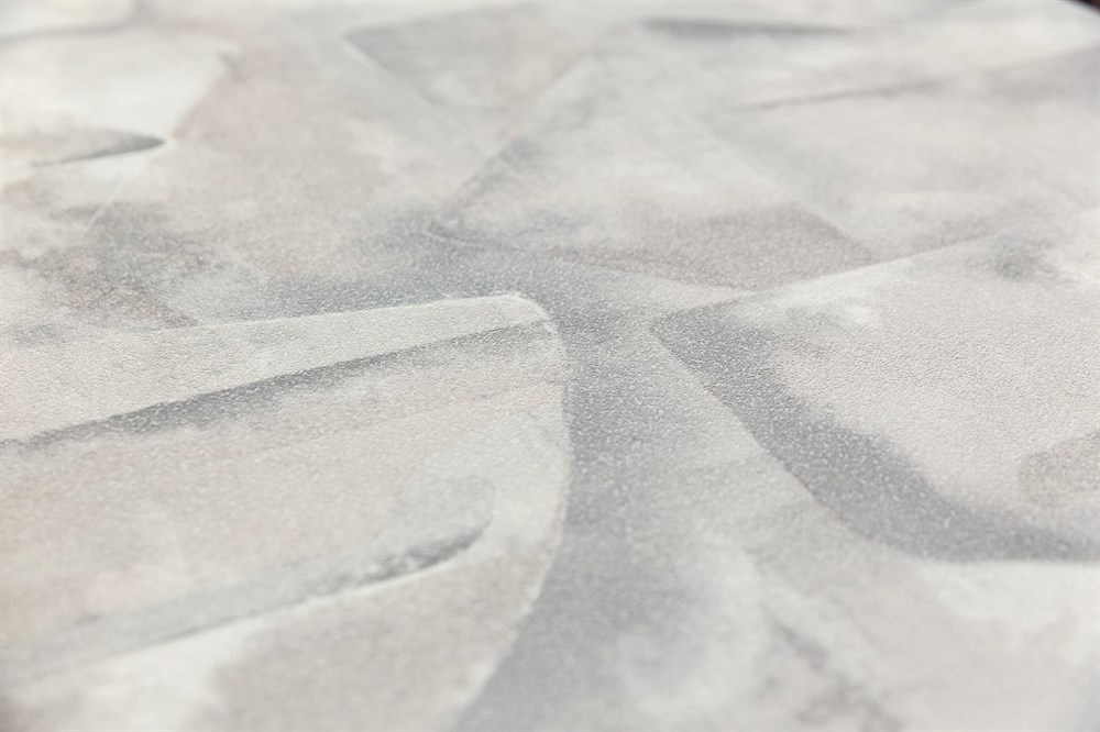 KERAMA MARAZZI KM8316 Обои виниловые Фреш мотив, серый-бежевый, абстракция 1,06х10 (1, Т A) прямая стыковка