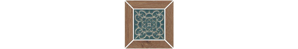 KERAMA MARAZZI ID155 Вставка Тровазо наборный бежевый тёмный матовый 13x13x0,9