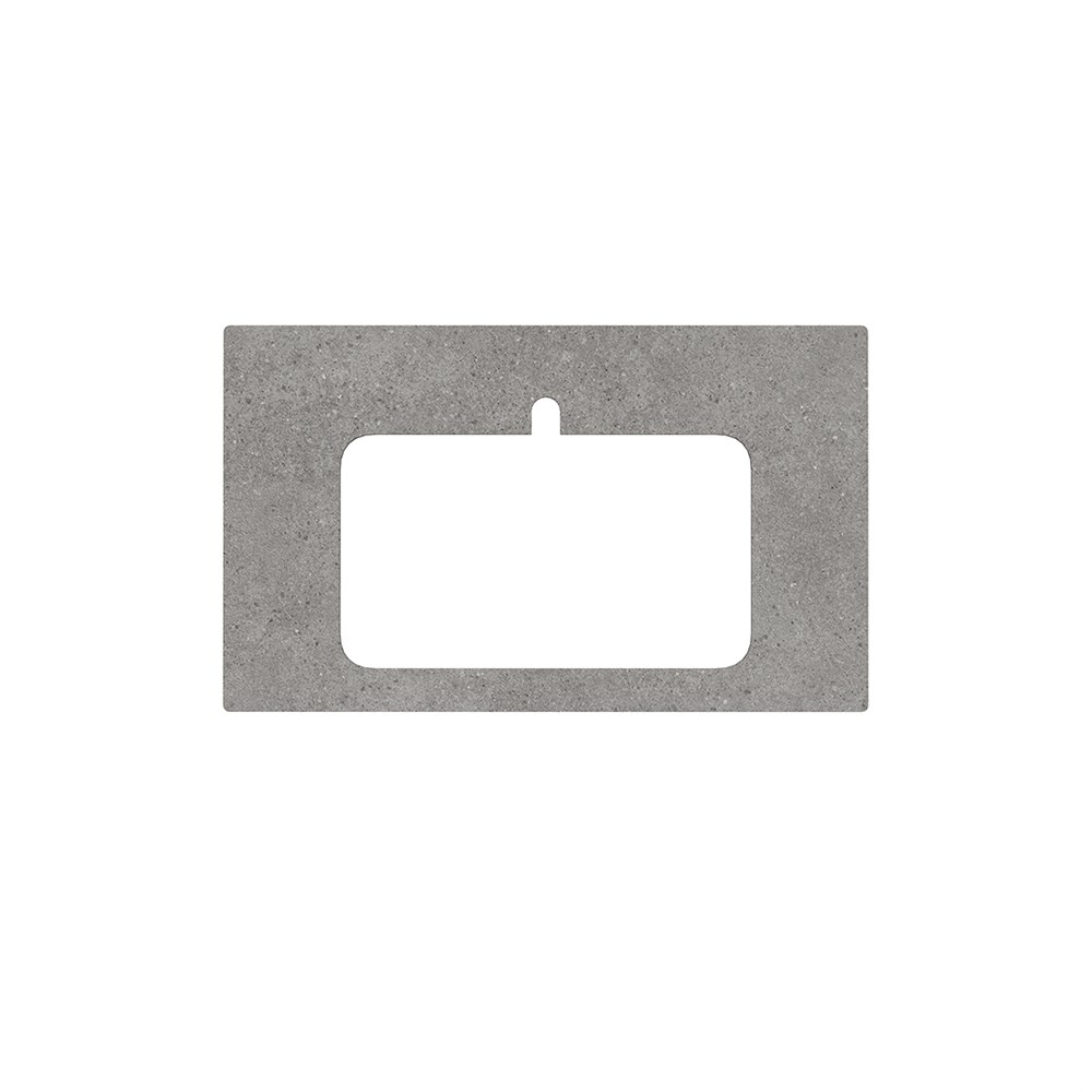 KERAMA MARAZZI PL2.DL500920R/80 Спец. изделие декоративное из керамогранита Фондамента 80, серое