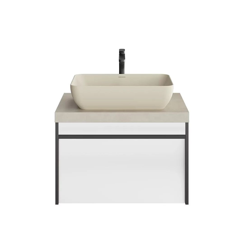 KERAMA MARAZZI MOD.70.1+1/AR Тумба MODULA подвесная 70 с ящиком 1+1, арабика