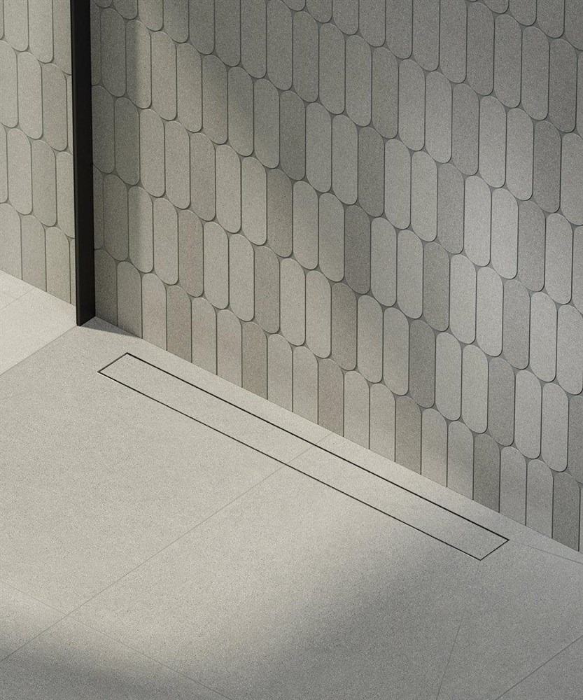 Душевой лоток double из нержавеющей стали, 75 см