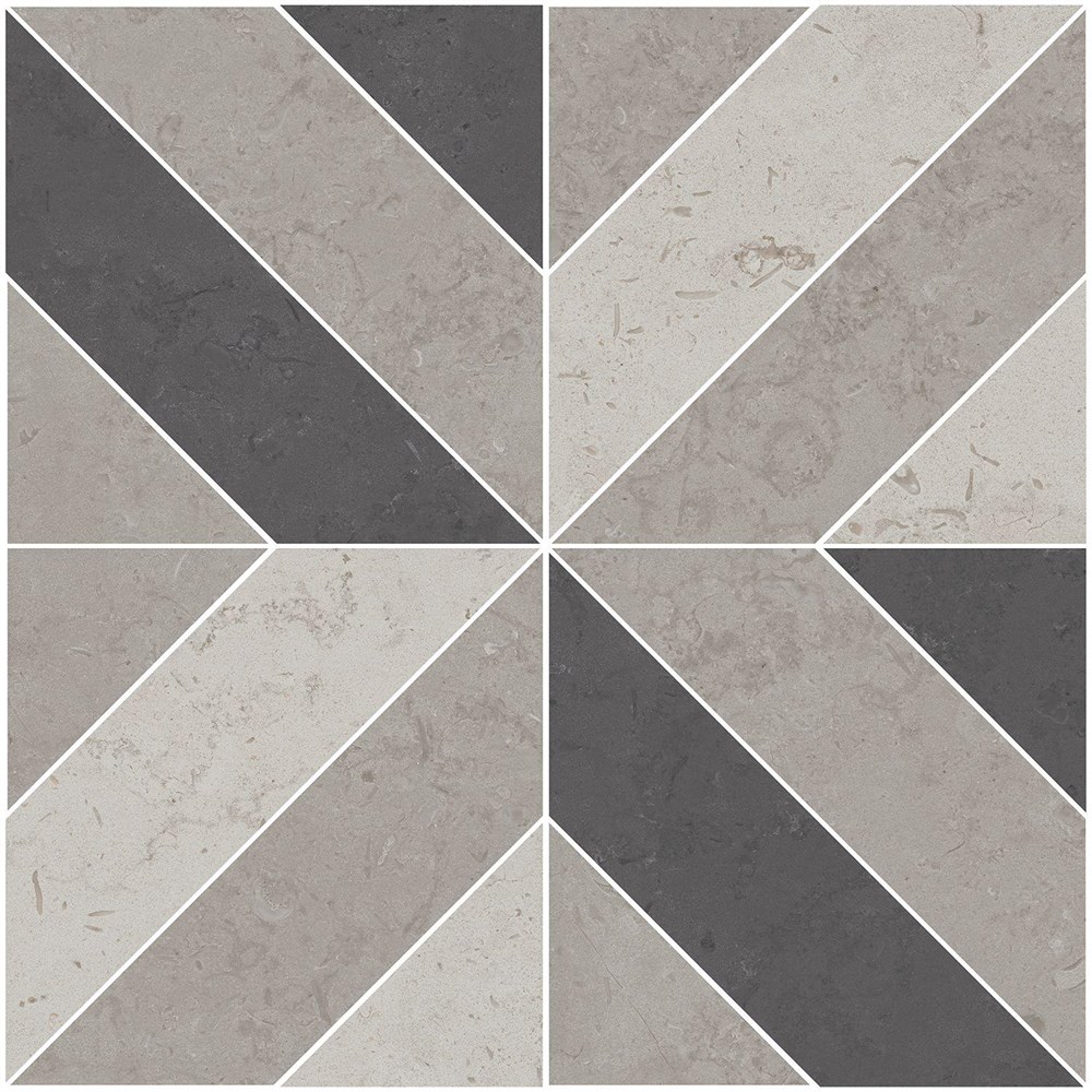 KERAMA MARAZZI ID124T Декор Про Лаймстоун серый матовый 60x60x0,9