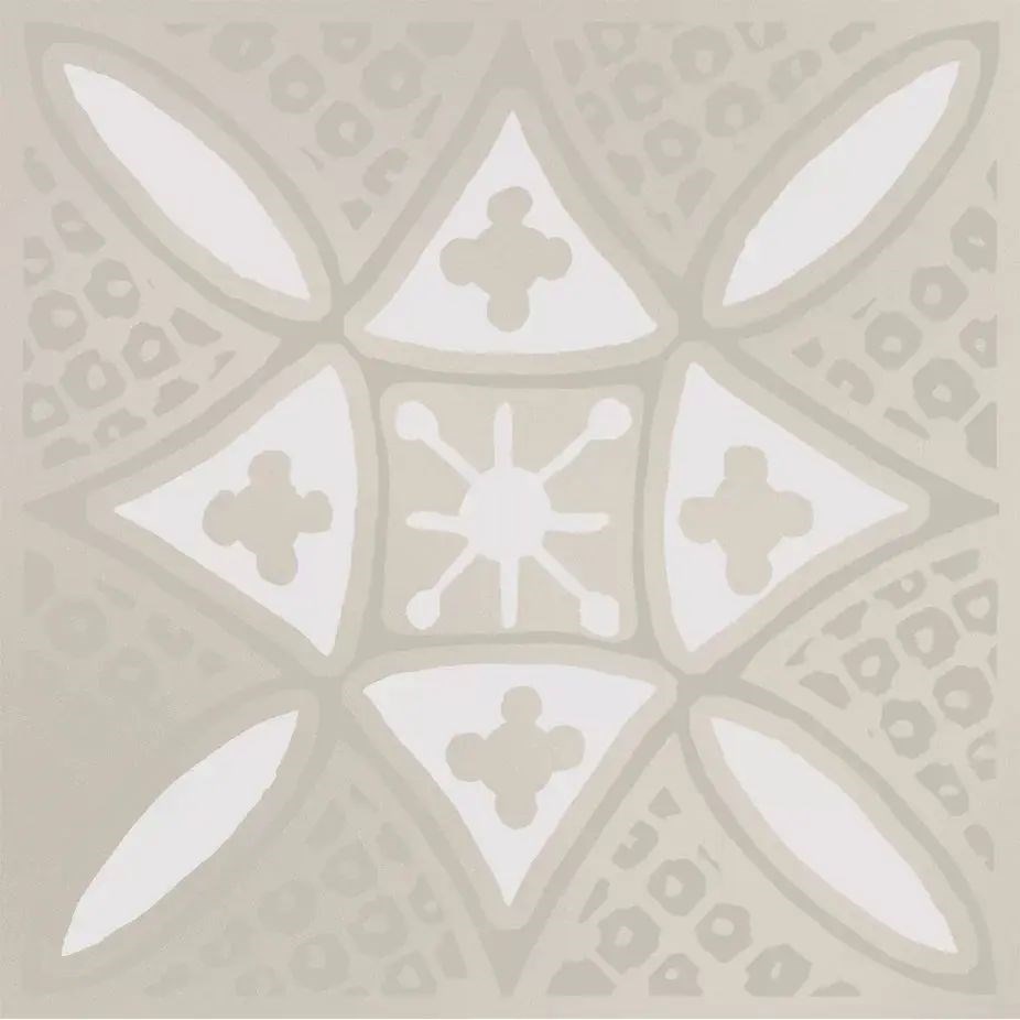 KERAMA MARAZZI KMD3STA018GN Декор Бахия 2 серый светлый глянцевый 9,8x9,8x0,7