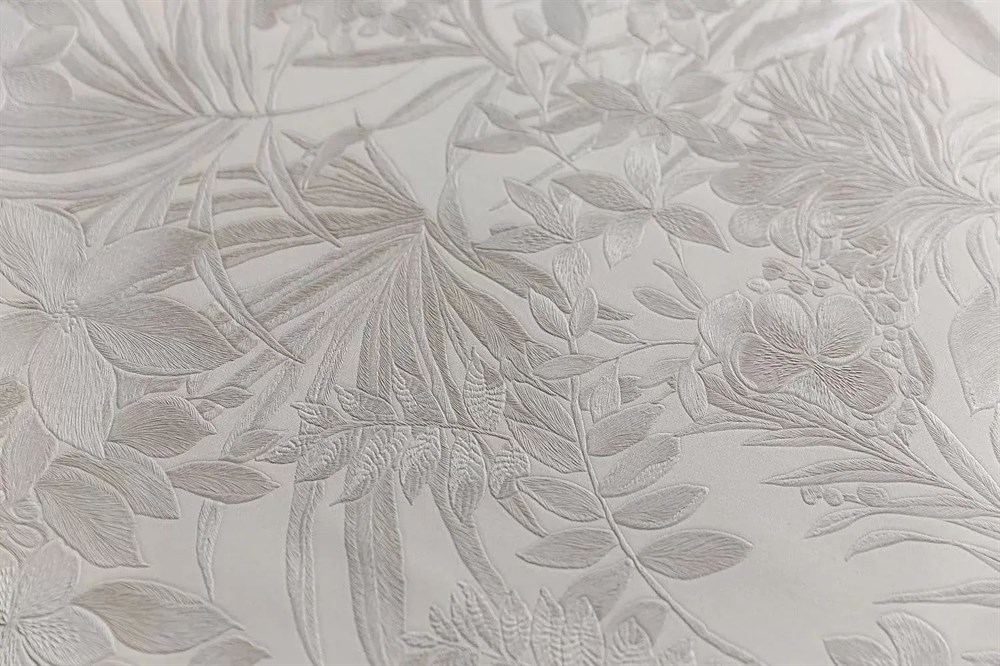 Обои виниловые Джангл мотив, светлый бежевый