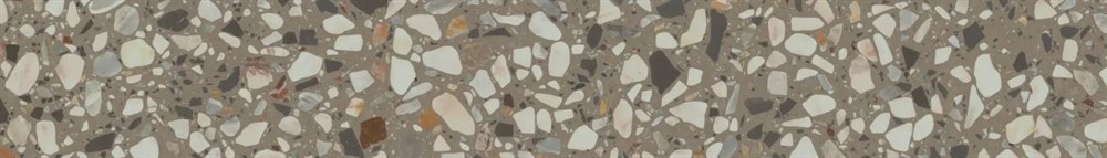 Плинтус Бричиола серый матовый обрезной 60x9,5x0,9