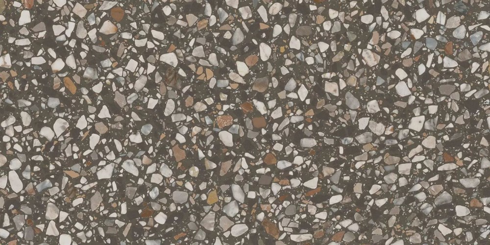 Ступень клееная фронтальная Бричиола коричневый матовый обрезной 33x60x0,9