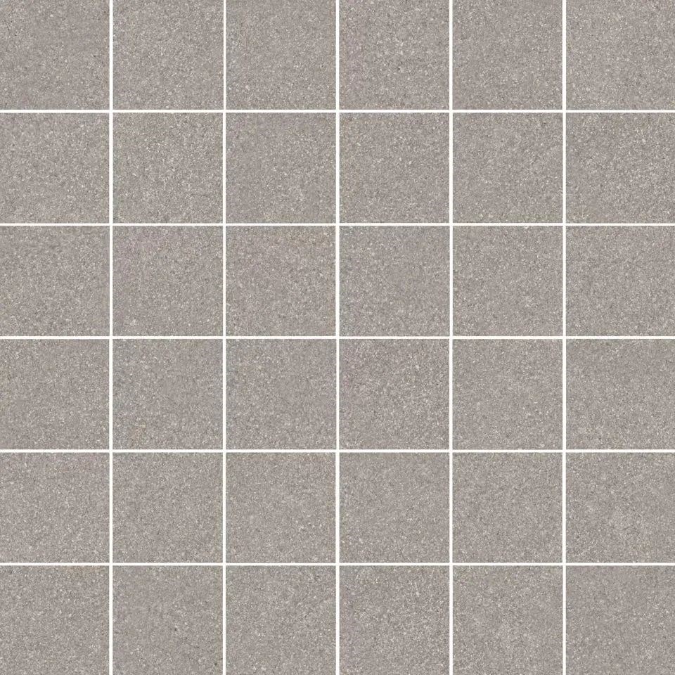 Декор Рабат мозаичный серый матовый обрезной 30x30x0,9