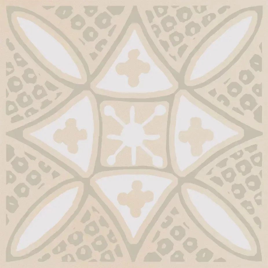 KERAMA MARAZZI KMD3STA017GN Декор Бахия 2 бежевый светлый глянцевый 9,8x9,8x0,7