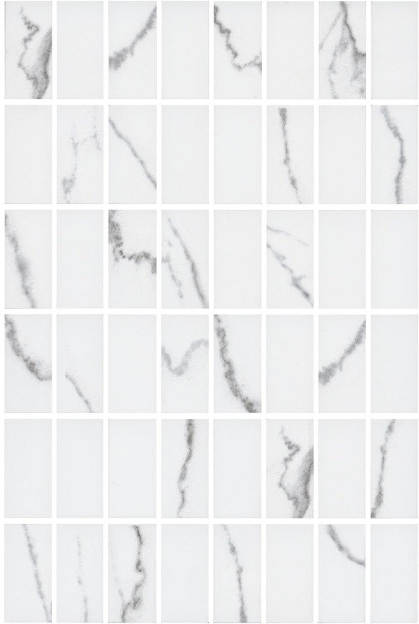 KERAMA MARAZZI MM8380 Декор Мираколи мозаичный белый глянцевый 20x30x0,69