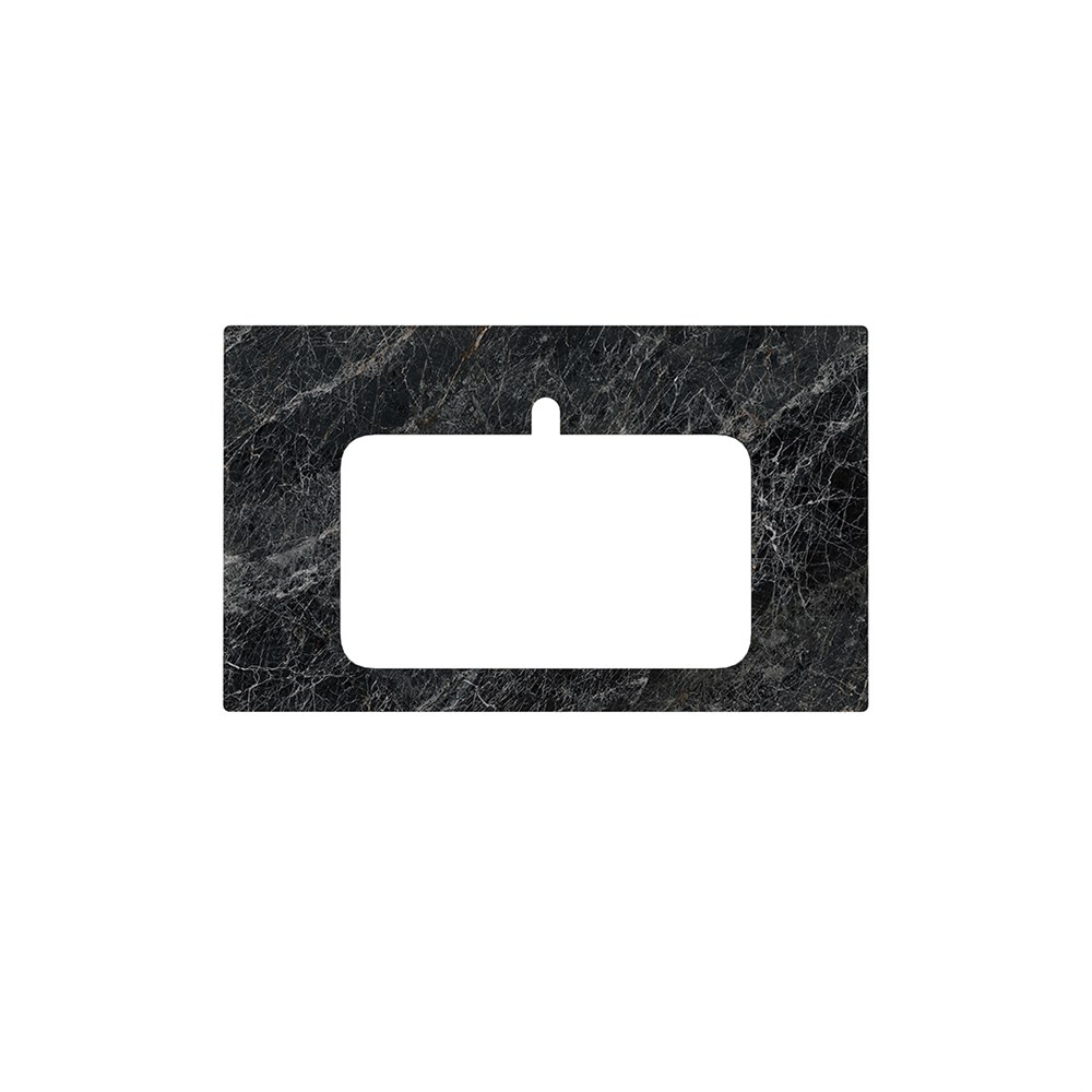 KERAMA MARAZZI PL2.VT93\80 Спец. изделие для раковин, встраиваемых сверху, 80 см Риальто темный серый лап