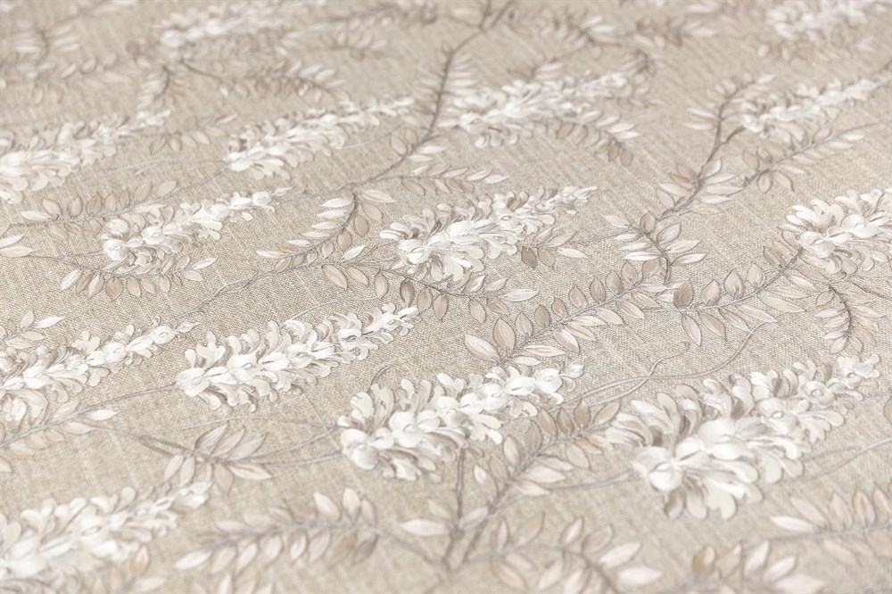 Обои виниловые Эдем мотив, серый, бежевый