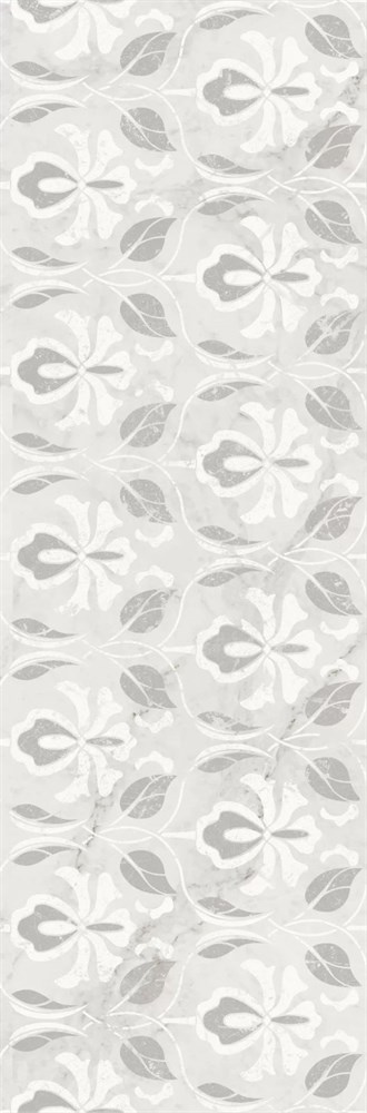 Декор Тубкаль белый глянцевый обрезной 30x89,5x0,9