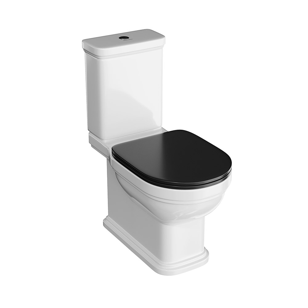 KERAMA MARAZZI PO.seat.01\BLK Сиденье POMPEI Soft close + Clip up черный