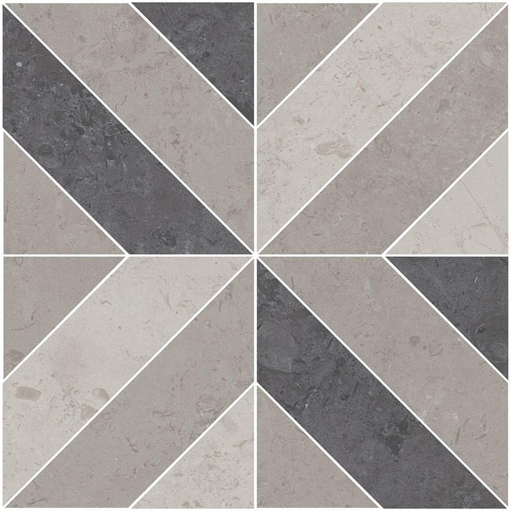 KERAMA MARAZZI ID124T Декор Про Лаймстоун серый матовый 60x60x0,9