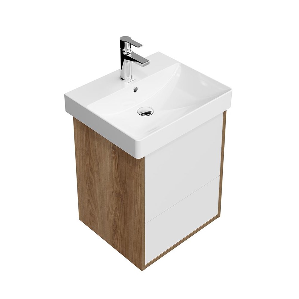KERAMA MARAZZI PRO.50.2/OLM Тумба PRO подвесная 2 ящика 50, вяз