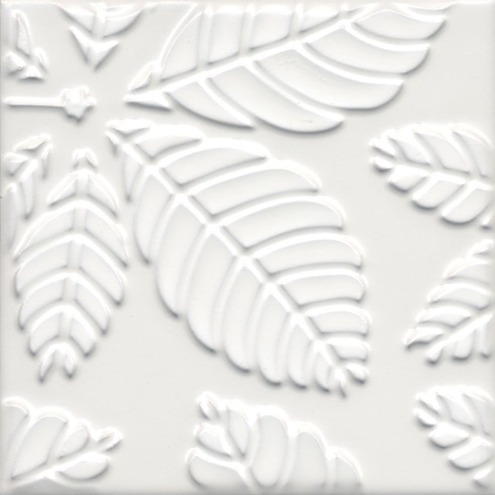 KERAMA MARAZZI KMD2SFB001BN Декор Агдаль 1 белый матовый структура 15x15x0,9