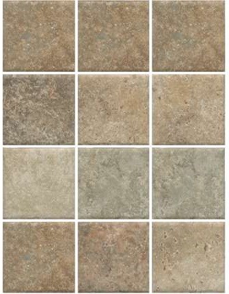 KERAMA MARAZZI 1326 Брюссель из 12 частей 9,8х9,8 микс матовый 9,8x9,8x7