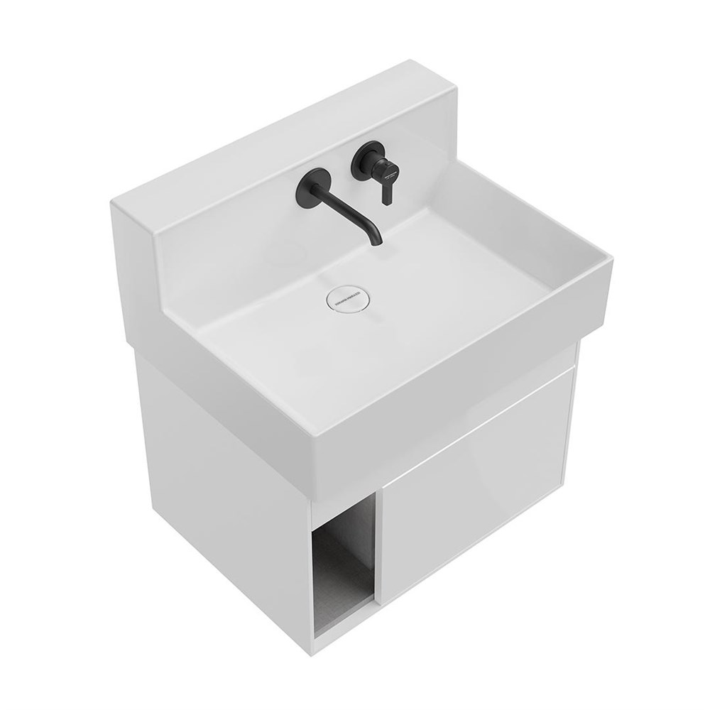 KERAMA MARAZZI LOG.M.65/WHT Тумба LOGICA M подвесная 2 выдвижных ящика 65, белоснежный