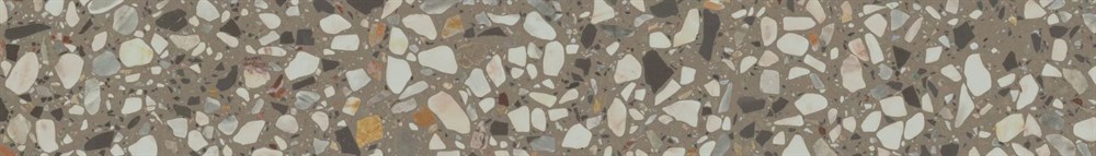 Плинтус Бричиола серый матовый обрезной 60x9,5x0,9