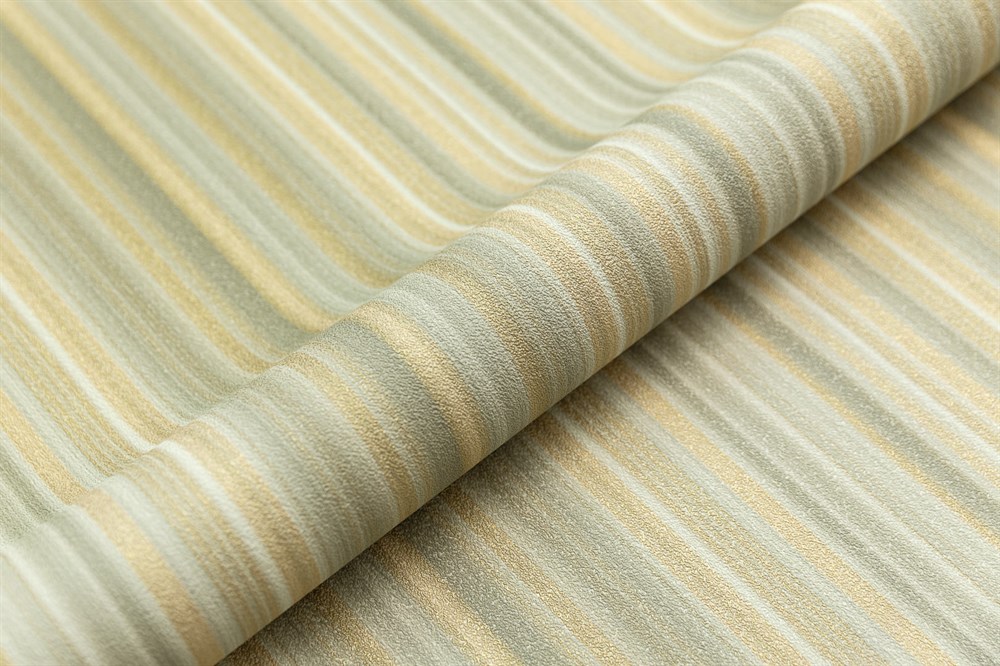 KERAMA MARAZZI KM8314 Обои виниловые Фреш мотив, зелёный, полоса 1,06х10 (1, Т A) направленная стыковка