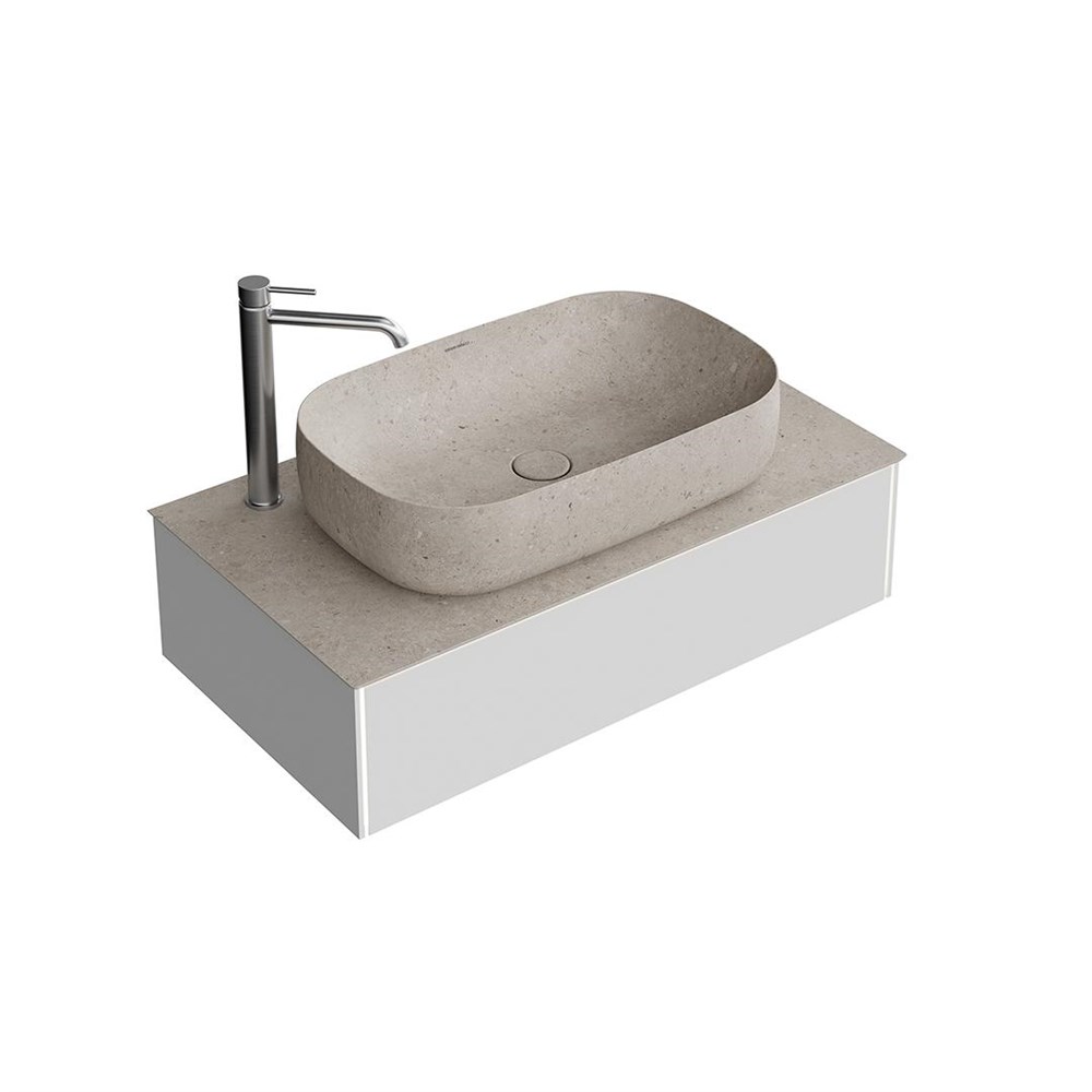 KERAMA MARAZZI MA.90.1/MGR.M Тумба MAGICA подвесная 90, 1 ящик, утренний серый матовый