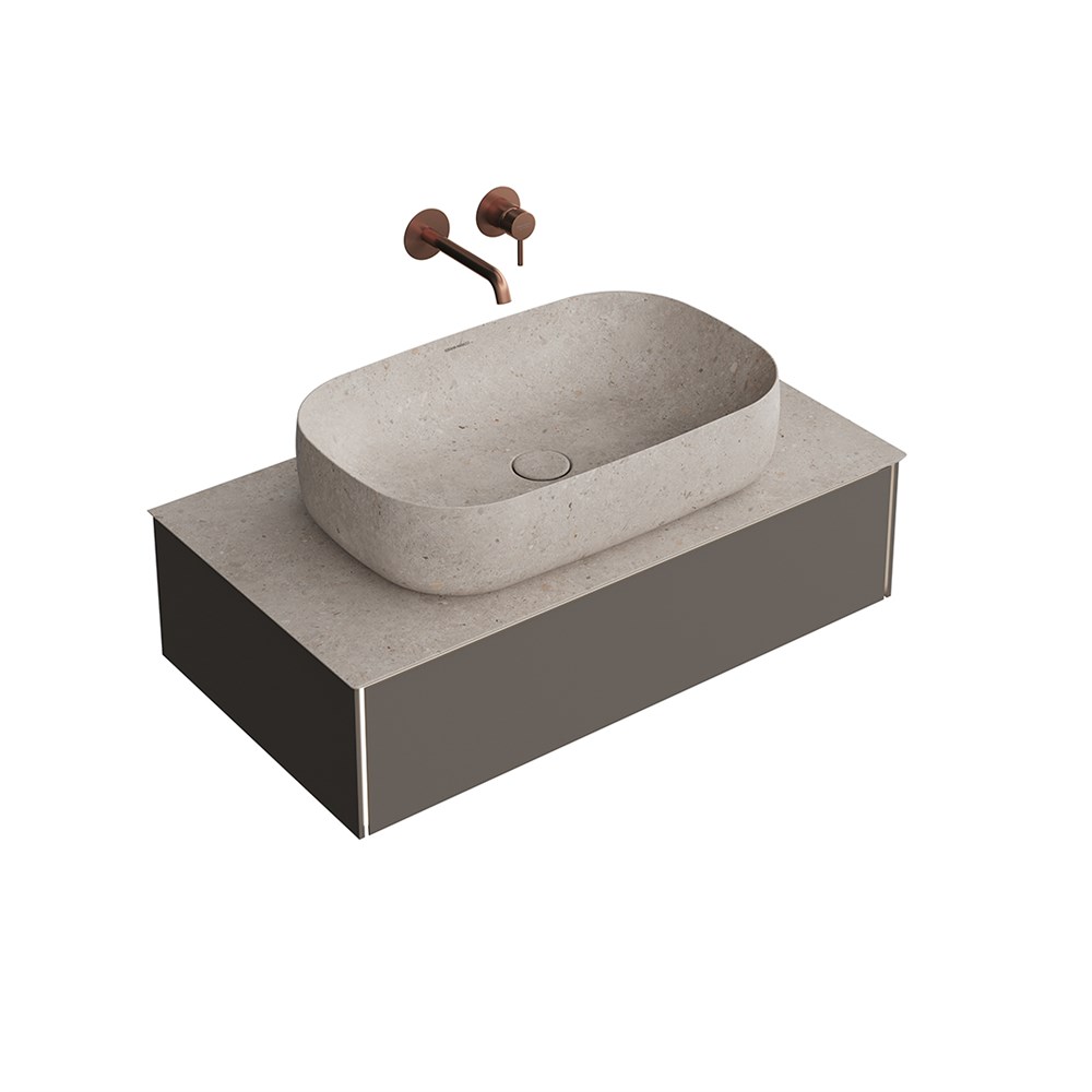 KERAMA MARAZZI MA.90.1/EGR.M Тумба MAGICA подвесная 90, 1 ящик, вечерний серый матовый