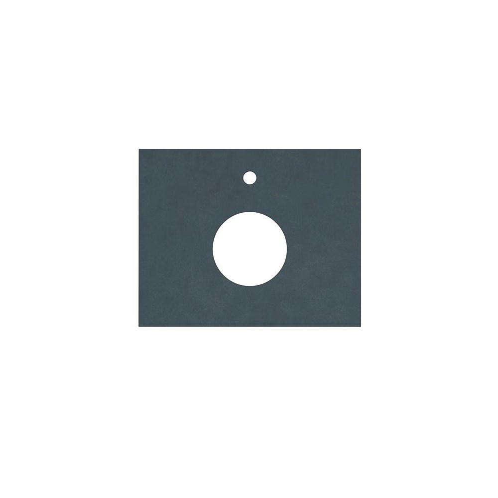 Столешница из керамогранита для накладных раковин, Про Чементо 60, синий темный натуральный