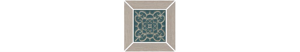 KERAMA MARAZZI ID152 Вставка Тровазо наборный серый матовый 13x13x0,9