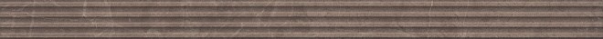 KERAMA MARAZZI LSA005 Бордюр Орсэ коричневый структура 40х3,4х9
