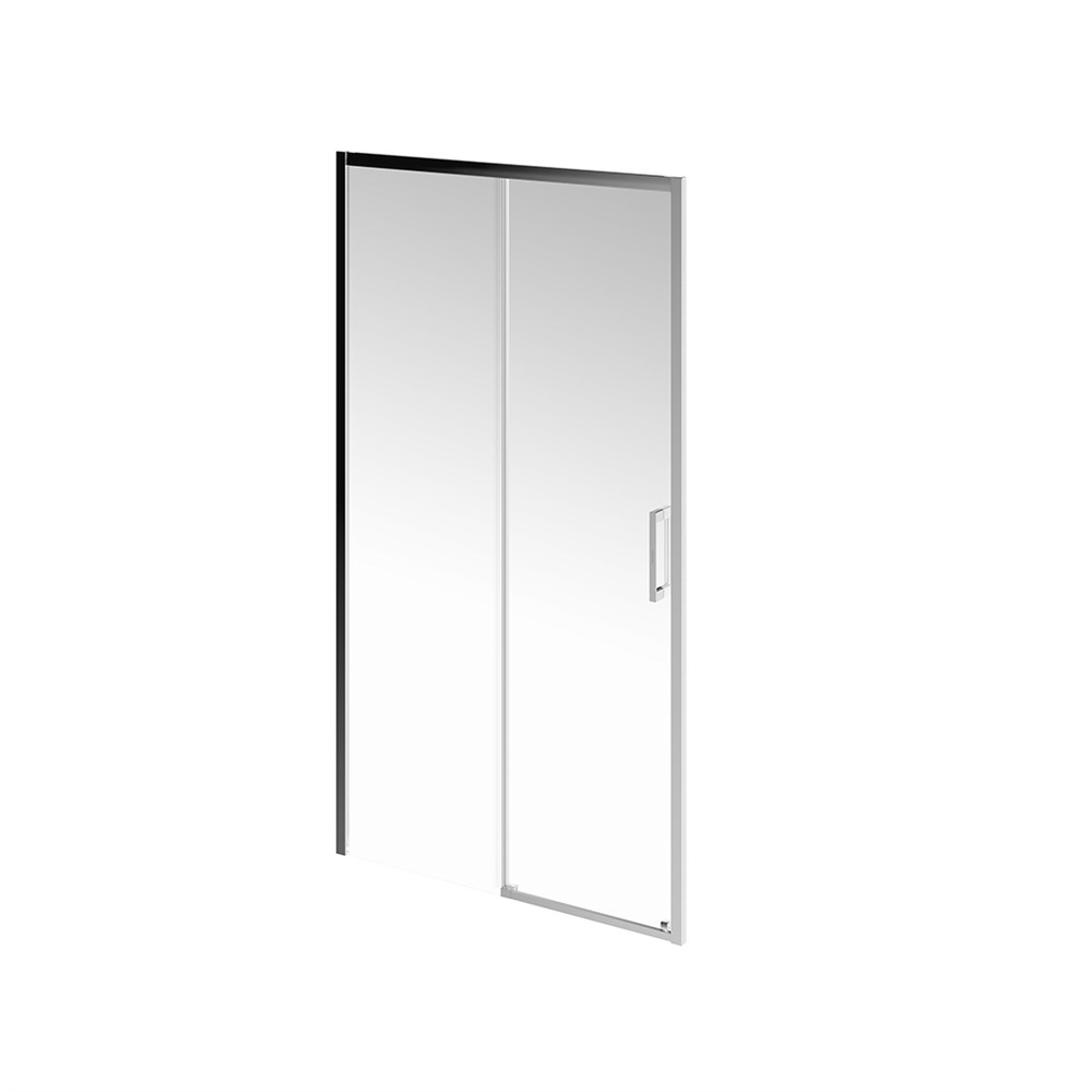 Душевая дверь VETRO, раздвижная, 110х195, хром