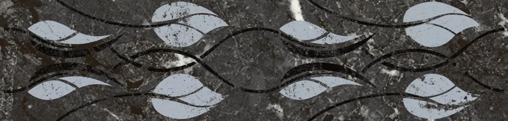 Бордюр Тубкаль чёрный глянцевый обрезной 30x7,2x0,9