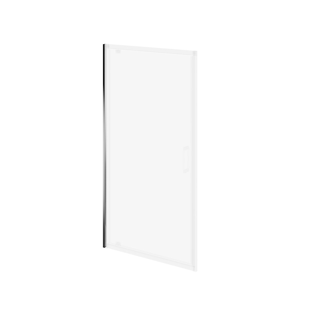 Душевой доборный профиль для распашной двери VETRO, 195, хром