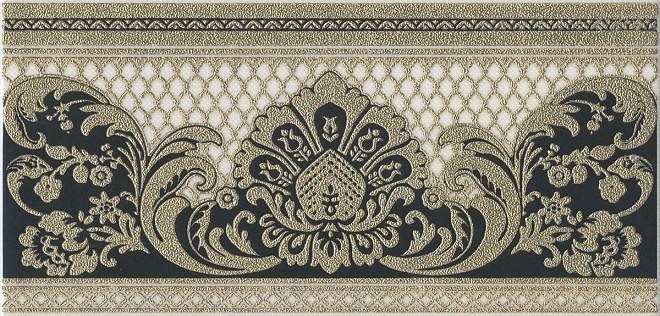 KERAMA MARAZZI HGD/B103/11109R Бордюр Даниэли чёрный обрезной 30х14,5х9