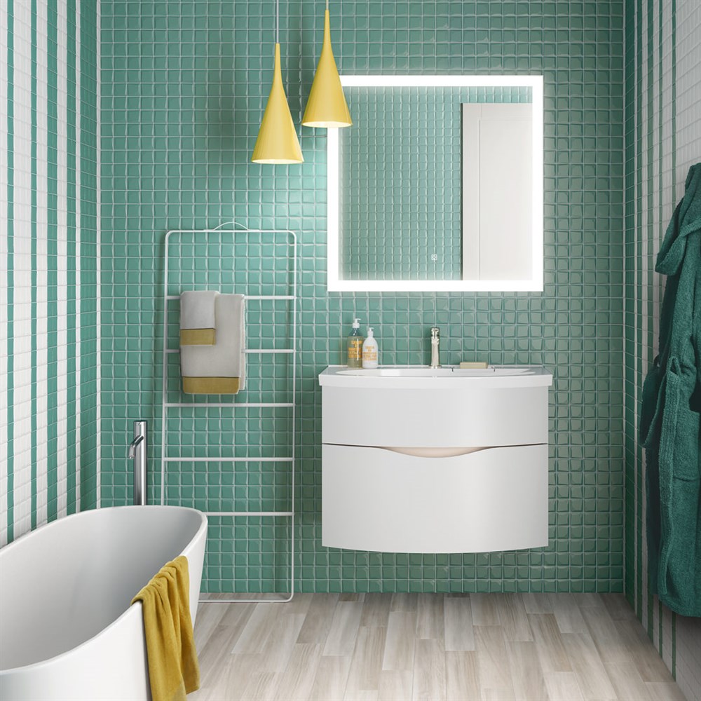 KERAMA MARAZZI RV.80\WHT.M Тумба RIVA 80 см, белая матовая