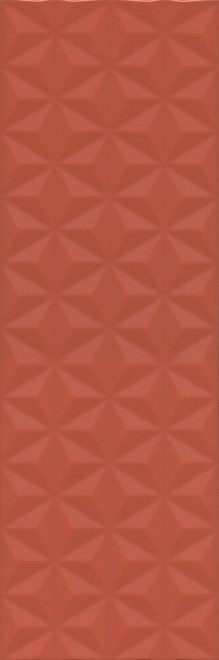 KERAMA MARAZZI 12120R Диагональ красный структура обрезной 25x75x11