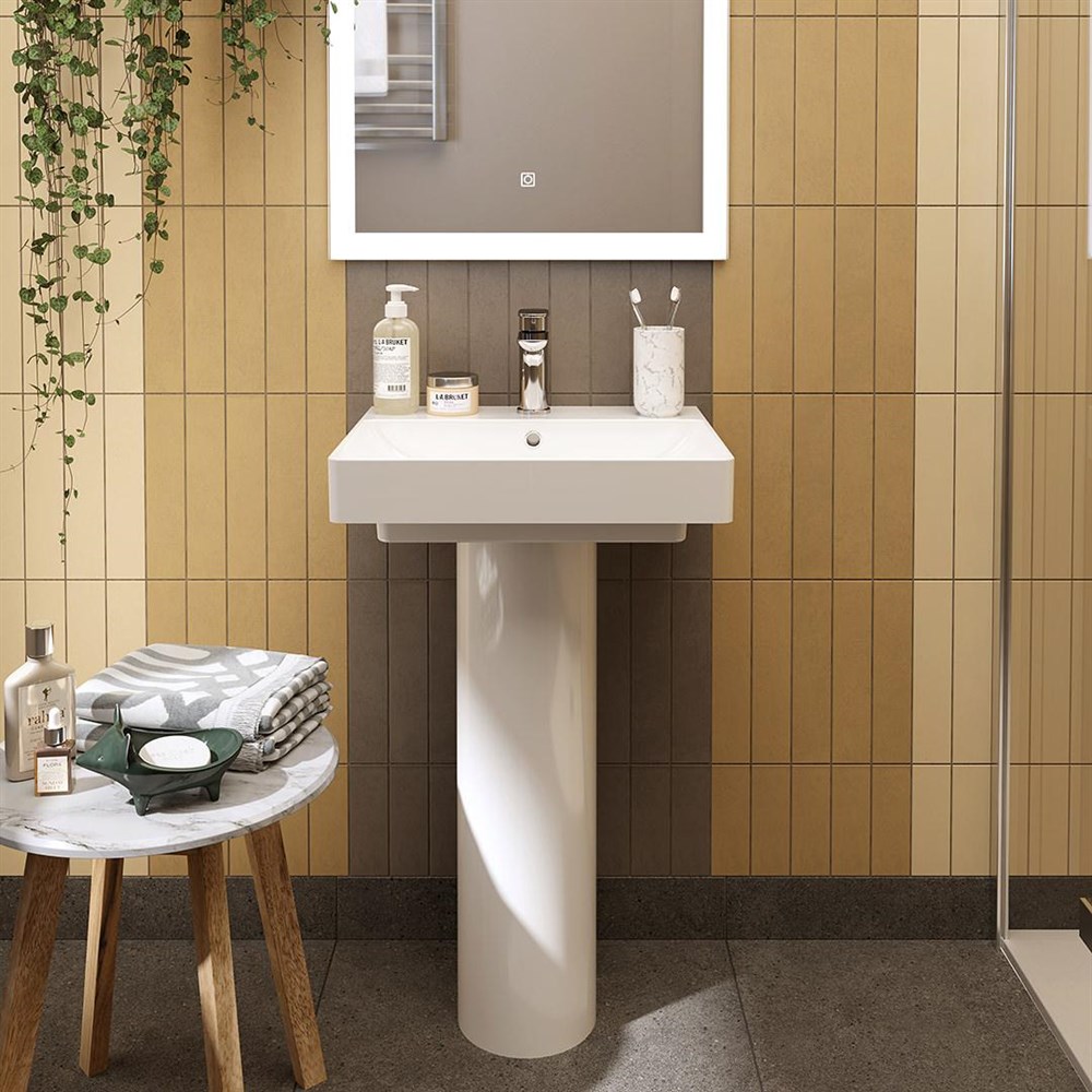 KERAMA MARAZZI PRO.wb.50 Раковина PRO мебельная/подвесная 50, белая глянцевая