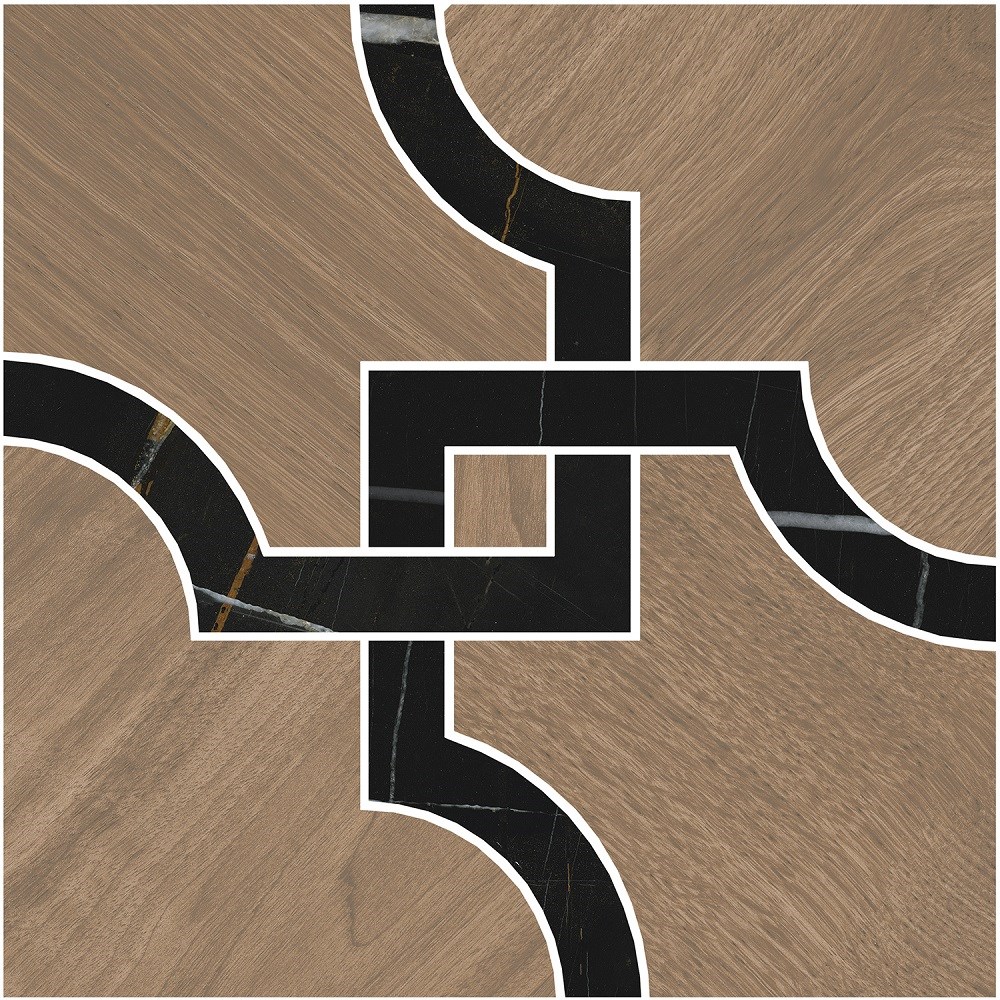 KERAMA MARAZZI ID133 Декор Монтиони наборный матовый 1 30x30x0,9