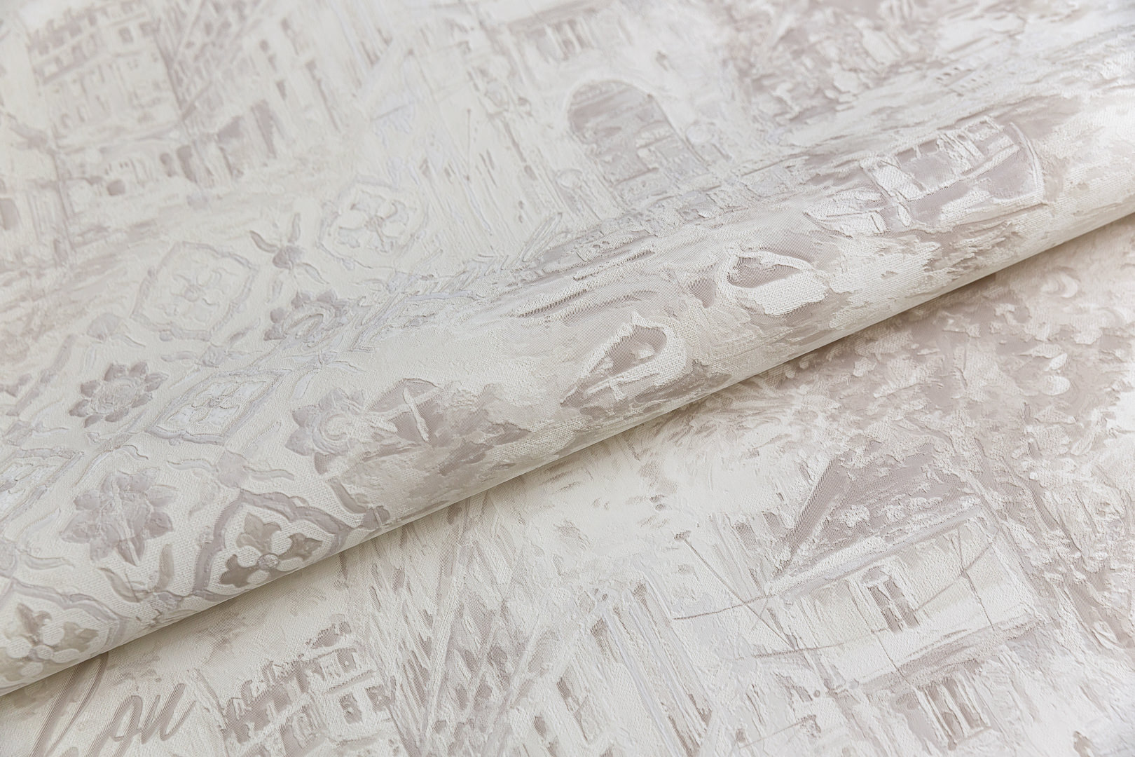 Обои виниловые Впечатление мотив, бежевый