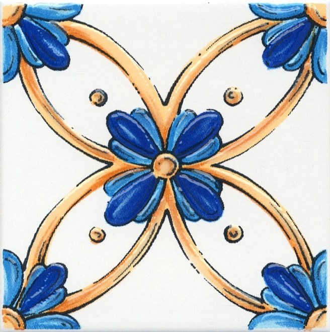 KERAMA MARAZZI STG/A455/5232 Декор Капри майолика 20х20х6,9
