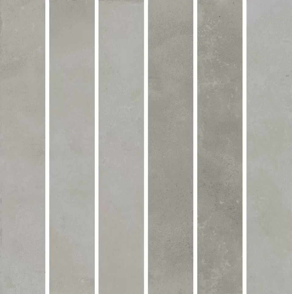 KERAMA MARAZZI KMD2MSM002BN Декор Фес мозаичный серый глянцевый 15x15x0,77