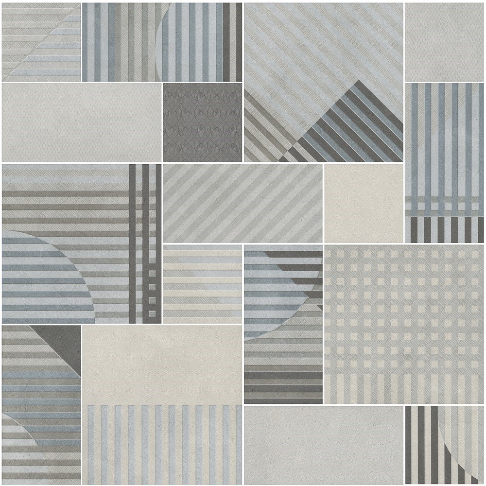 KERAMA MARAZZI HGD/A571/17x/11037R Панно Тассо микс матовый обрезной 60x60x0,9
