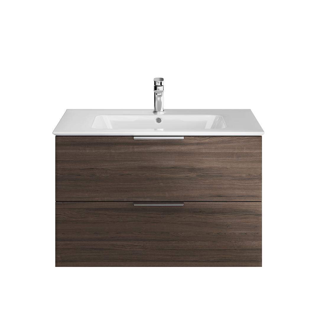 Тумба PIANO подвесная с ящиками 85, дымчатый вяз