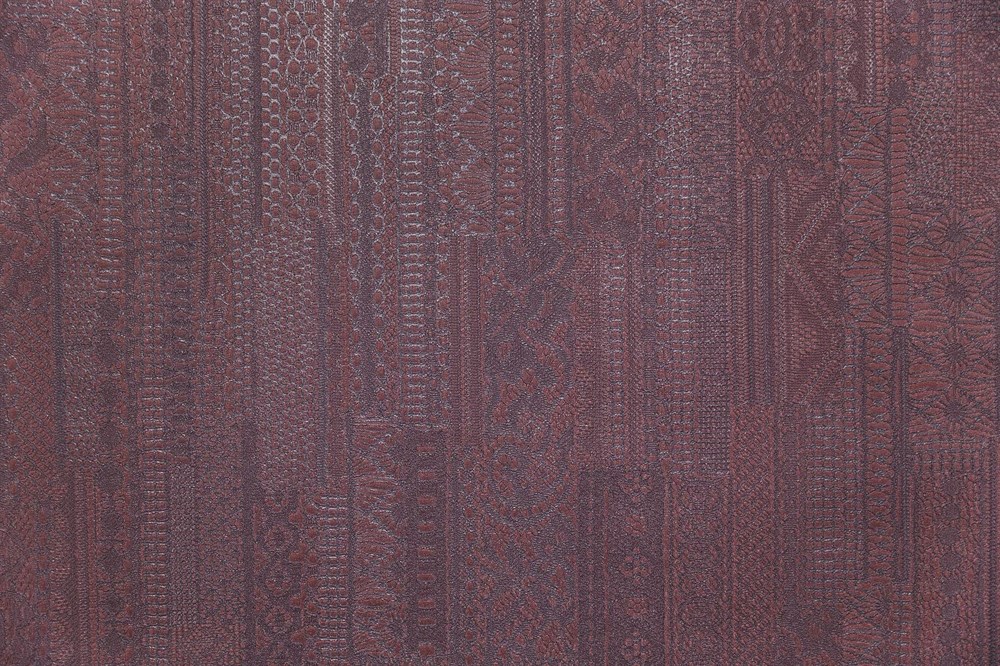 KERAMA MARAZZI KM8206 Обои виниловые Ажур база универсальная,бордовый 1,06х10 (1, Т A) смещённая стыковка