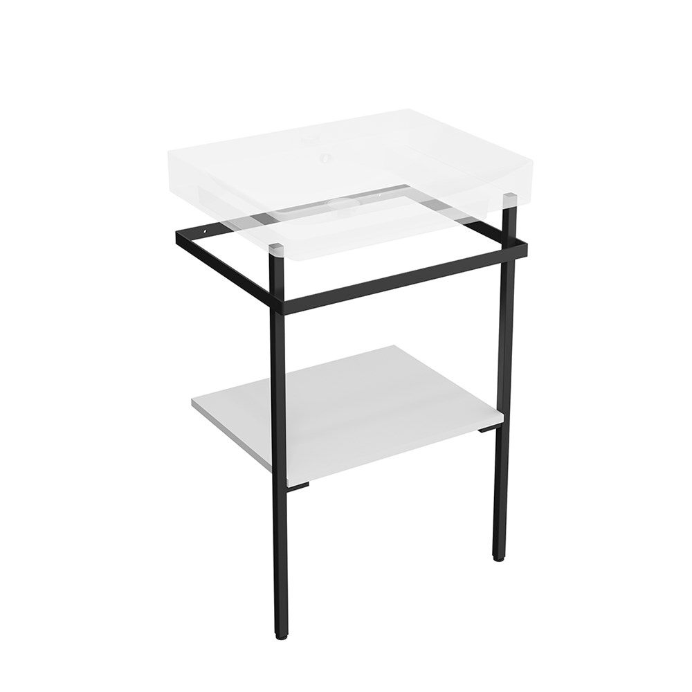 KERAMA MARAZZI PRO.55.01/BLK.M Металлическая структура PRO 55 напольная, черная матовая