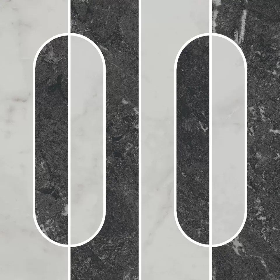 Декор Тубкаль наборный матовый обрезной 30x30x0,9